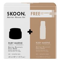 SKOON. Ruby Marine Barrier Recovery Face Balm Stick + Refill